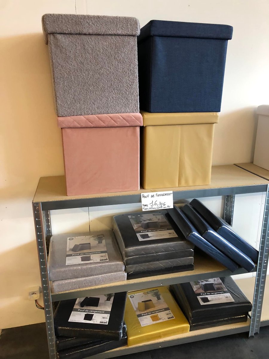 Pouf de rangement